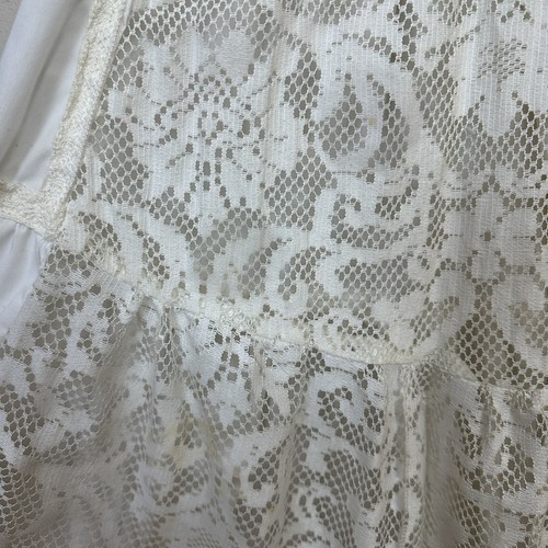 GUNNE SAX abito vintage anni 70 donna junior tg 7 avorio pizzo cottage core contadino - Foto 6 di 10
