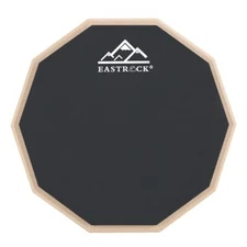 Practice Drum Pad 8 Inches Double Sided Silent Drum Pad Silicone Dumb Drum fo...