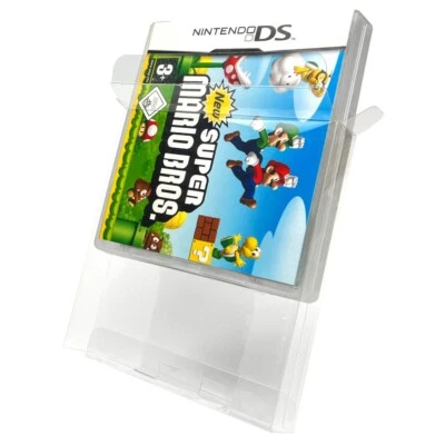 Box Protector DS Nintendo NDS Game Display Case UK Based (1-100 Pack)