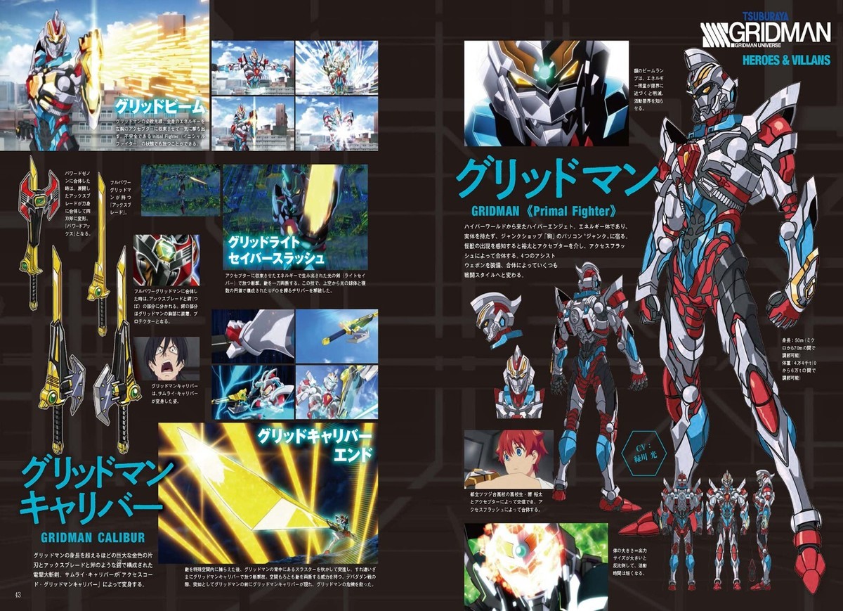 SSSS.GRIDMAN & SSSS.DYNAZENON Explanation Magazine Japanese