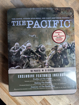 The PACIFIC (DVD 2010 6-Disc Set) Collector's Edition Tin Photo Book +Map SEALED
