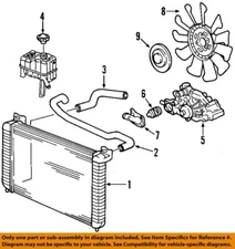 GM OEM Radiator Coolant-Lower Hose 22827735