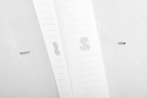 SlipIn Photo Album with Memo Area Holds 180 Photos 6' x 4' Baby Stitched Bear - Picture 6 of 8