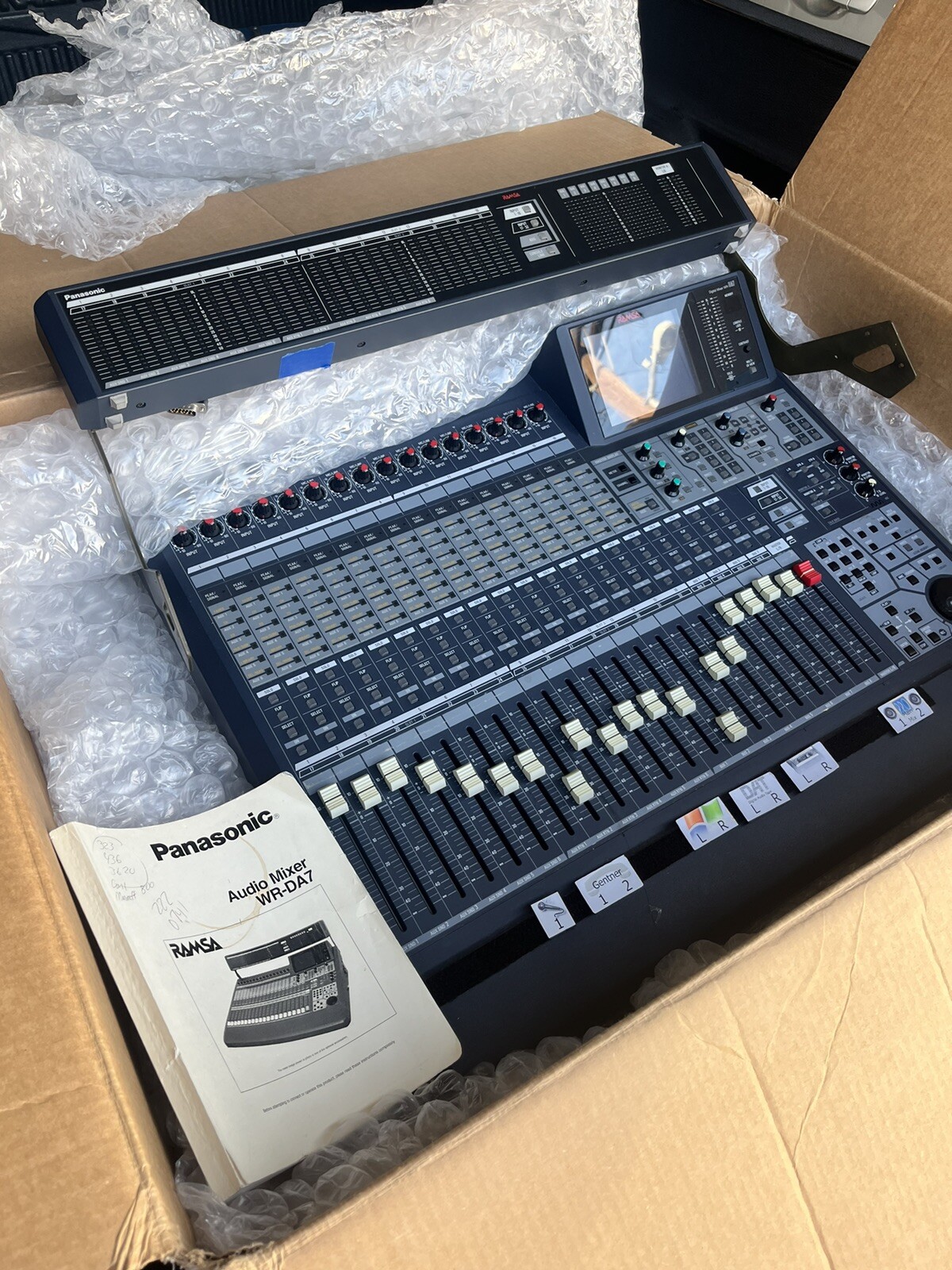 Panasonic Ramsa WRDA7 Proffesional Digital Studio Mixer Console Audio