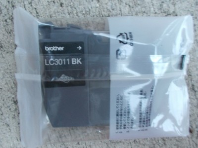 brother genuine lc3011bks black ink cartridge