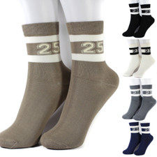 Cute Women's/Girls Comfortable Casual Mixed Cotton MidCalf Sock 5 Pairs 