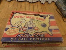 Vintage American Teach & Fun Toy & Furniture Orbit Maze Game MIB Complete