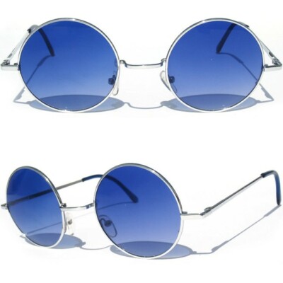 Retro Round Polarized Sunglasses Metal Frame Spring Hinge UV400 Joopin Retro Round Sunglasses, Polarized, UV400 Protection  main image 4