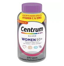 275 Ct. Centrum Silver Multivitamins for Women Over 50, Multimineral (Exp 1 yr)
