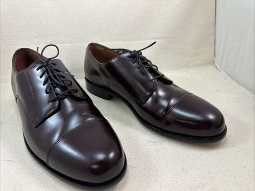 New Bostonian Mens Burgundy Leather Cap toe Dress Shoe 20398 Size 11.5 - Picture 14 of 22