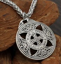 CELTIC CROSS BEAUTIFUL HEAVY QUALITY  NECKLACE PENDANT