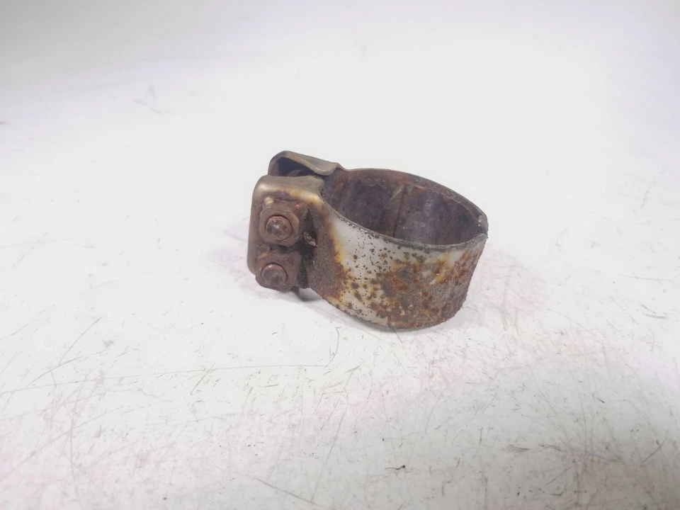 08 Honda VTX1800 N Exhaust Muffler Pipe Clamps Pair Free Shipping - Image 4 of 4