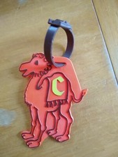 Vintage CAMEL Golf Bag Tag Resort - Orange