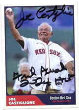 Joe Castiglione signed trading card Boston Red Sox Hall of Fame Broadcaster - 3