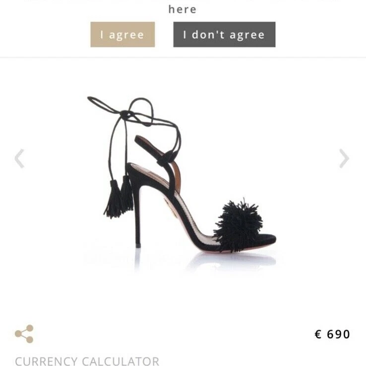 Aquazzura wild thing black clearance