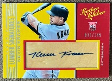 Kevin Kramer 2019 Panini Leather & Lumber Bat Signatures #126 /149 Autograph RC