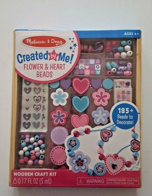 melissa and doug heart bead set