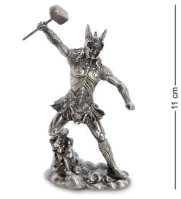 Veronese ''Tor'' pewter figurine WS-996 . 4,3 in. Free shipping