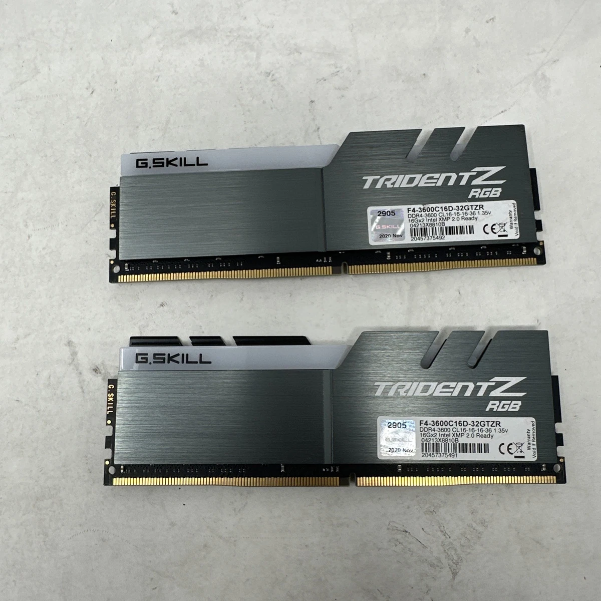 G. SKILL DDR4 SDRAM 32 GB Total Capacity Memory (RAM) for sale | eBay