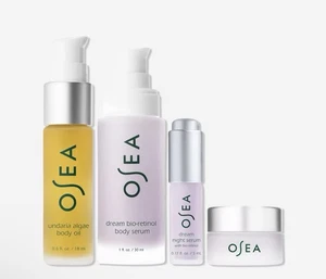 OSEA Huile de corps de crème de nuit de rêve Bio-Rétinol Mini Ensemble de paquets NEW