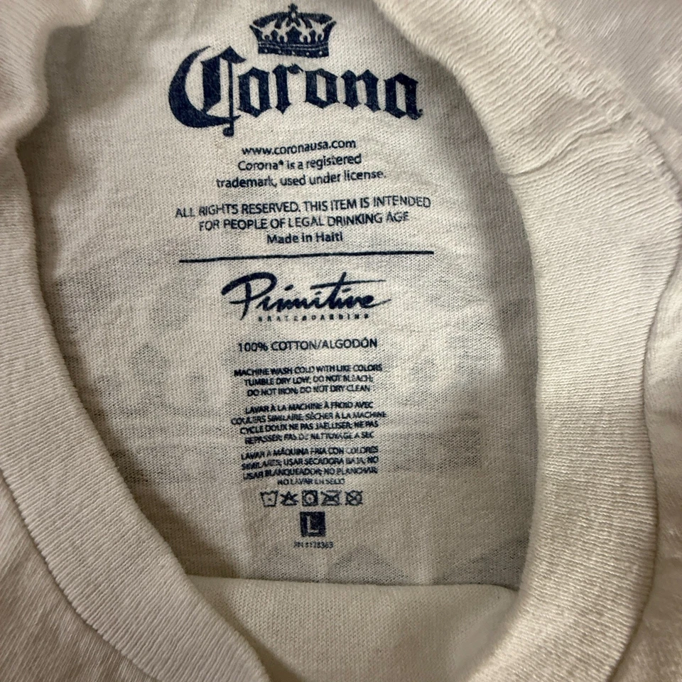 Camiseta Primitive Corona Gráfica 100% Algodón Camisa Colaboración (Hombre) Foto 3 de 4