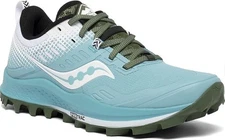 Saucony® Women's 7 B Peregrine 10 ST Trail Running Shoes in Blue/White