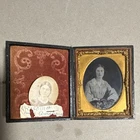 Antique Ambrotype Portrait Photograph Priscilla Armstrong in Union Case