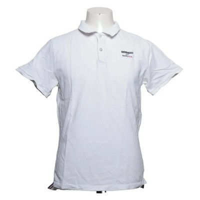 Sebago, Poloshirt, Größe: L, Weiß, Baumwolle, Herren #sYv