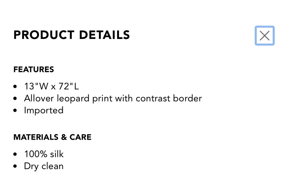 Echo New York Leopard Print 100% Silk Scarf Pink Trim Brown 13" X 72' - Image 2 of 4