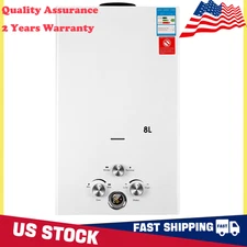 Tankless Gas Heater LPG a Heater 8L Wall-Mounted Bath Water Propane Gas Water
