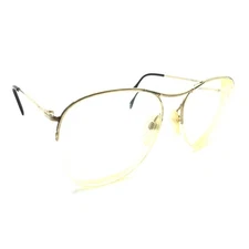 Silhouette Vintage M6030 /20 Gold Half Rim Oversized Eyeglasses Frames 56-16 130
