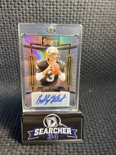 2023 Panini Select Bobby Hebert Signatures Silver Prizm Auto /399 Saints