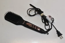 L'ange Le Vite Hair Brush Straightener Black Pink Lange Thermal Ion Ceramic Heat