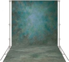 Abstract Photography Backdrop for Photoshoot8x10ft,Green,No Stand