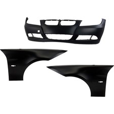 Bumper Cover Kit For 2007-2008 Bmw 328i 335i Front With Fender Rh And Lh Side