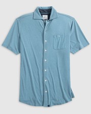 johnnie-O Crouch Hangin' Out Button Up Shirt Cay Size L