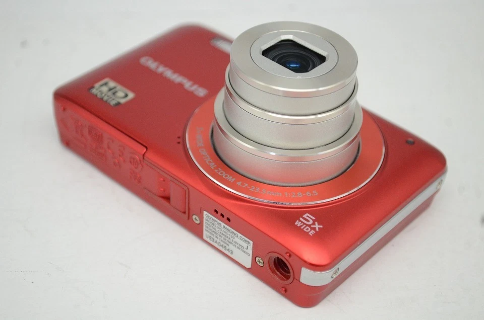 [Near mint] OLYMPUS VG-120 14.0MP Compact Digital Camera Red #250924ab - Image 4 of 4
