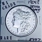 1904 P MORGAN SILVER DOLLAR HI GRADE GENUINE U.S. MINT RARE COIN 8497