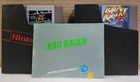 Rad Racer With Manual & Rad Racer II (Nintendo, NES, 1987/1990) With Dust Covers