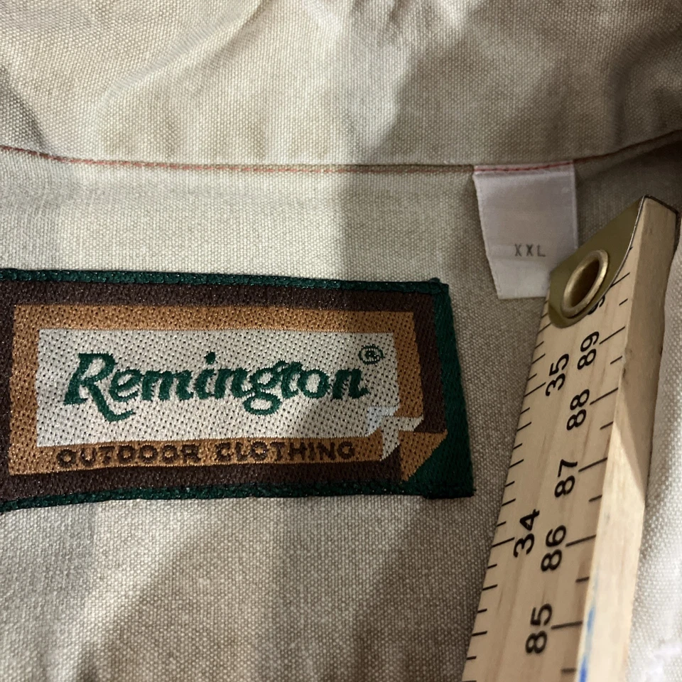 Camisa De Colección Remington Arms Para Hombres XXL Rosa Tiro Gorpcore Botón LS Denim 734 Foto 2 de 4