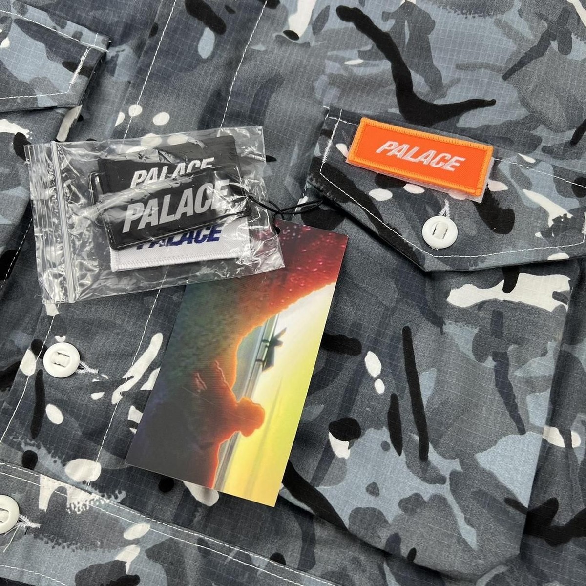Palace Ark Air Flight Jacket In Snow Camo | eBay UK