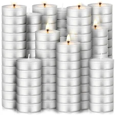 Simple Craft Tea Lights Candles - Unscented Pack