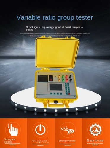 Fully Automatic Transformer Ratio Tester Measuring Instrument Ratio Group Tester - Picture 3 of 11