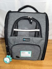 PetAmi Deluxe Pet Carrier Backpack for Small Cats and Dogs - Black - New!