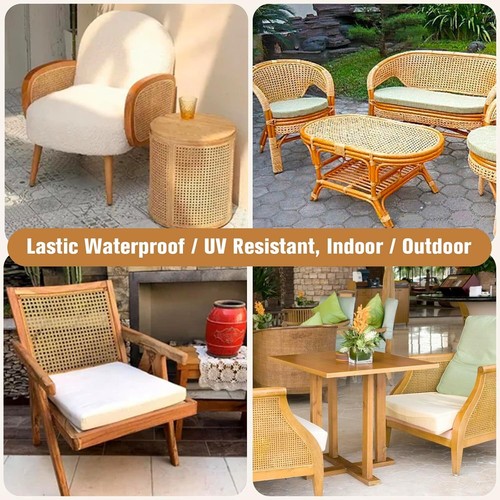 Cane Webbing Sheet Rattan Cane Webbing Roll Material for Furniture Repair DIY US - Picture 4 of 11