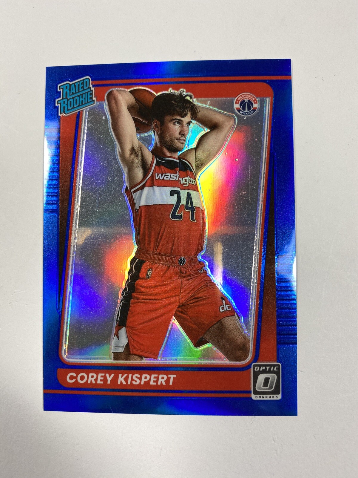 2021-22 Panini Donruss Optic Rated Rookie RC Blue Prizm /59 Corey Kispert #183