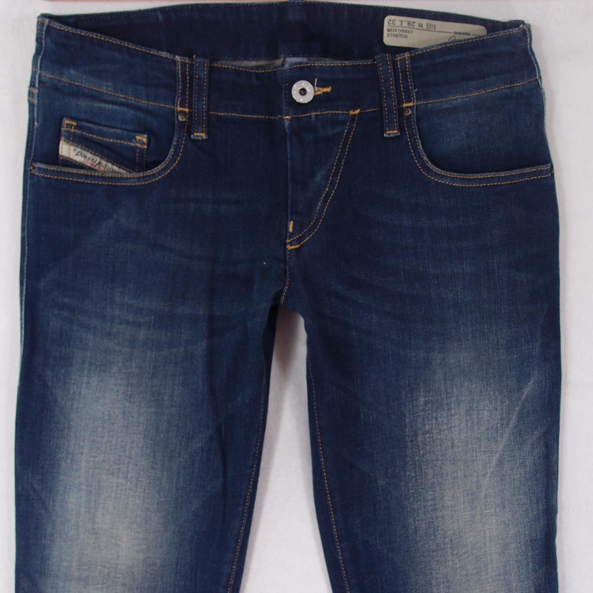 Jeans Diesel GRUPEE-C Skinny Violet - Taille W28 L34 (FR 36), 98% Coton 2% élasthanne, Occasion Parfait état