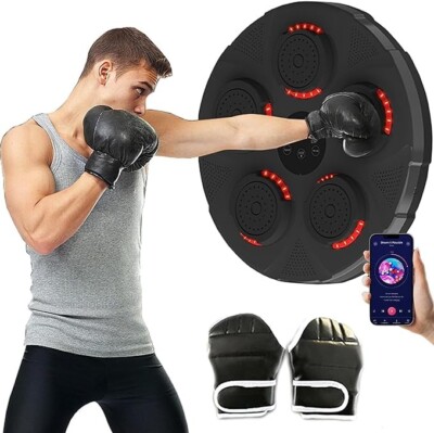 Music Boxing Machine, Smart Punching Pad Trainer, Wall Mounted Boxing