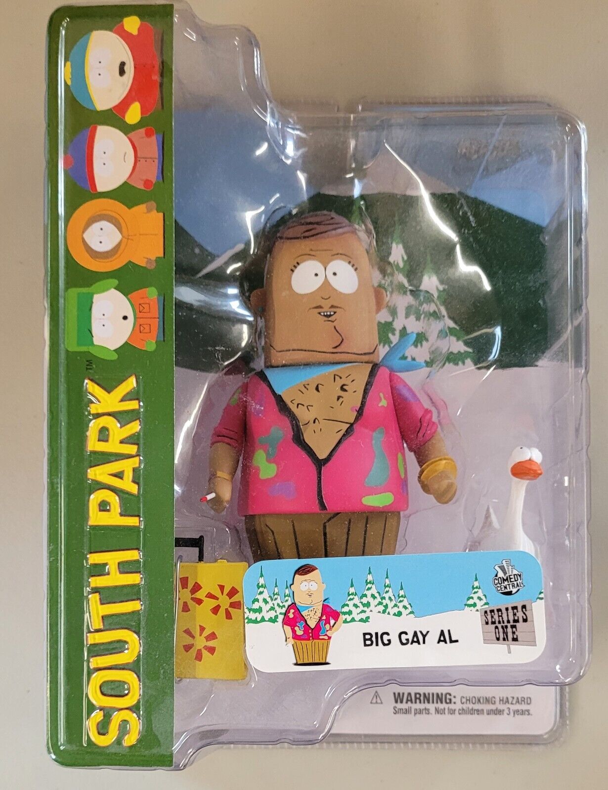 Mezco South Park Series 1 Big Gay Al Vinyl Action Figure Rare Mouth open  print