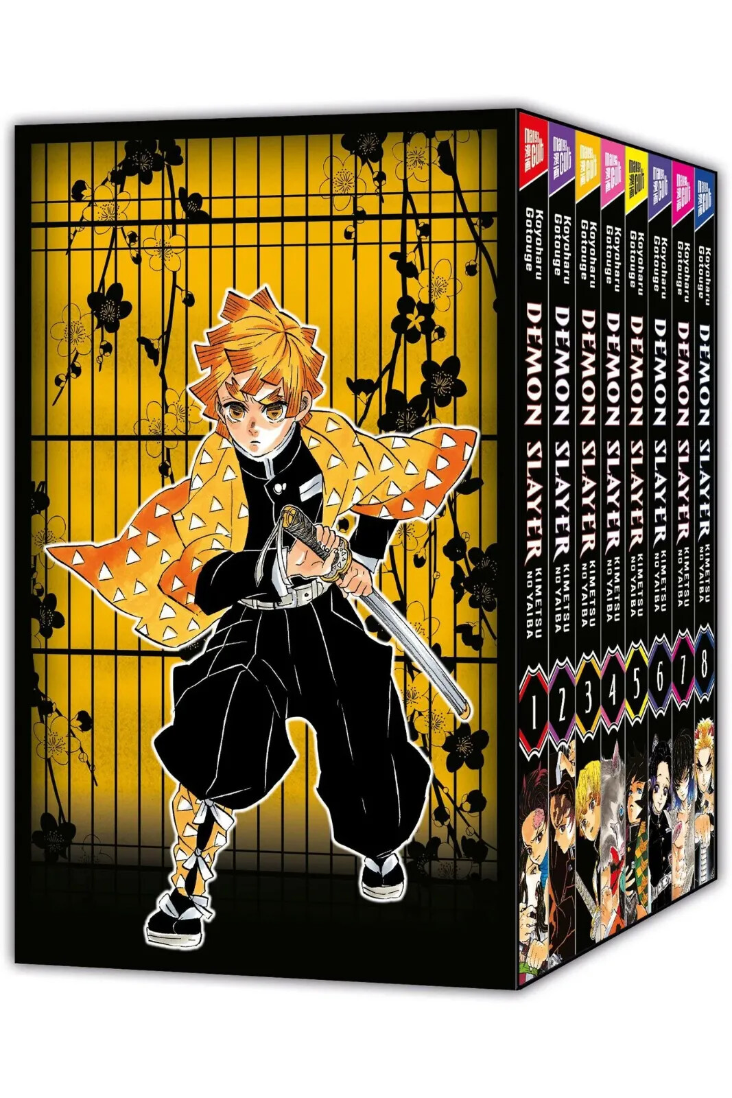 Demon Slayer Manga Deutsch Lesen Demon Slayer Schuber Nr. 1 - 2 mit Band1-8, 9-16 NEUWARE ☆ Manga Cult